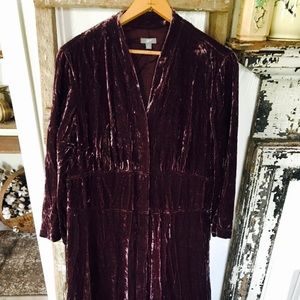 Jjill velvet  jacket ON HOLD